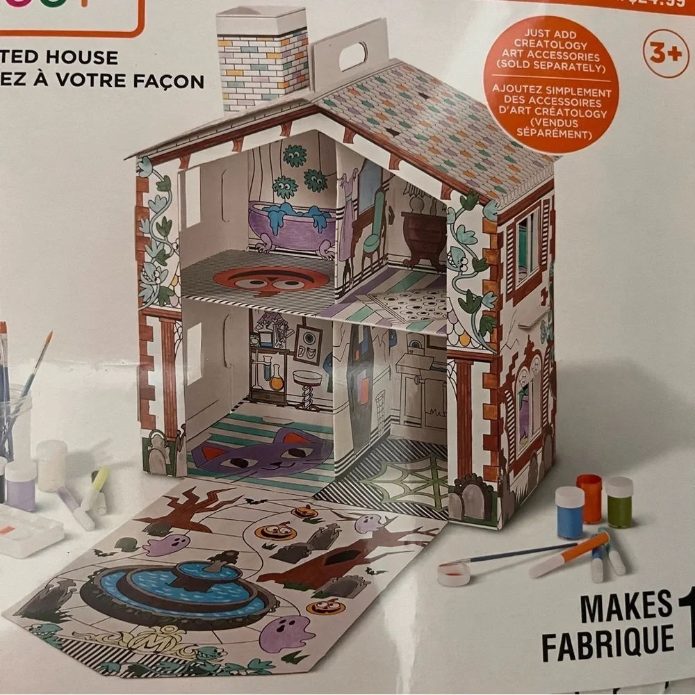 NWT Creatology color your way haunted house Michaels sealed age 3+ plus